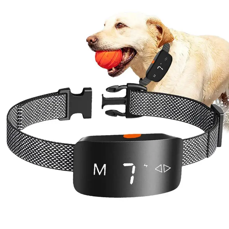 

Anti Bark Collar Adjustable Dog Bark Stopper Barking Detection Pet Accessories Training Dog Outdoor Activity And Walking Dog