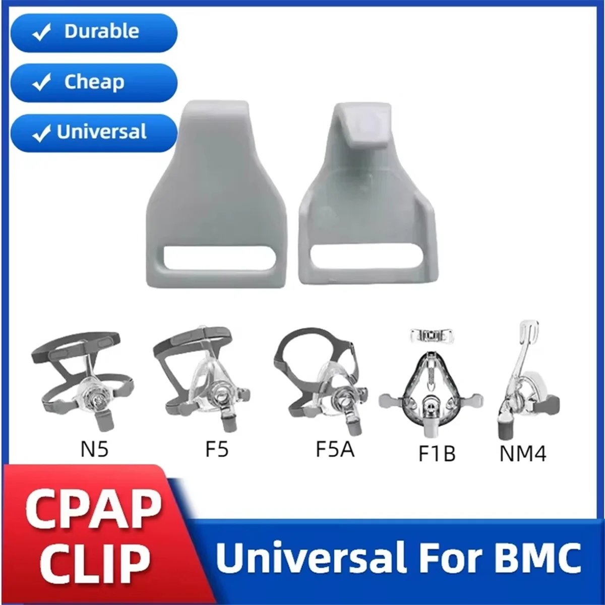 Фото TFBC 4 шт. CPAP зажимы для головных уборов пряжки для F1B NM4 универсальные зажимы CPAP сильная резервная замена аксессуаров №3