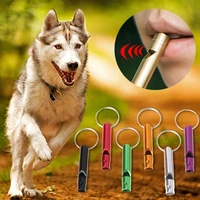 dog training whistle aluminum alloy whistle life saving whistle outdoor training whistle for dog pet sound portable dog supplies