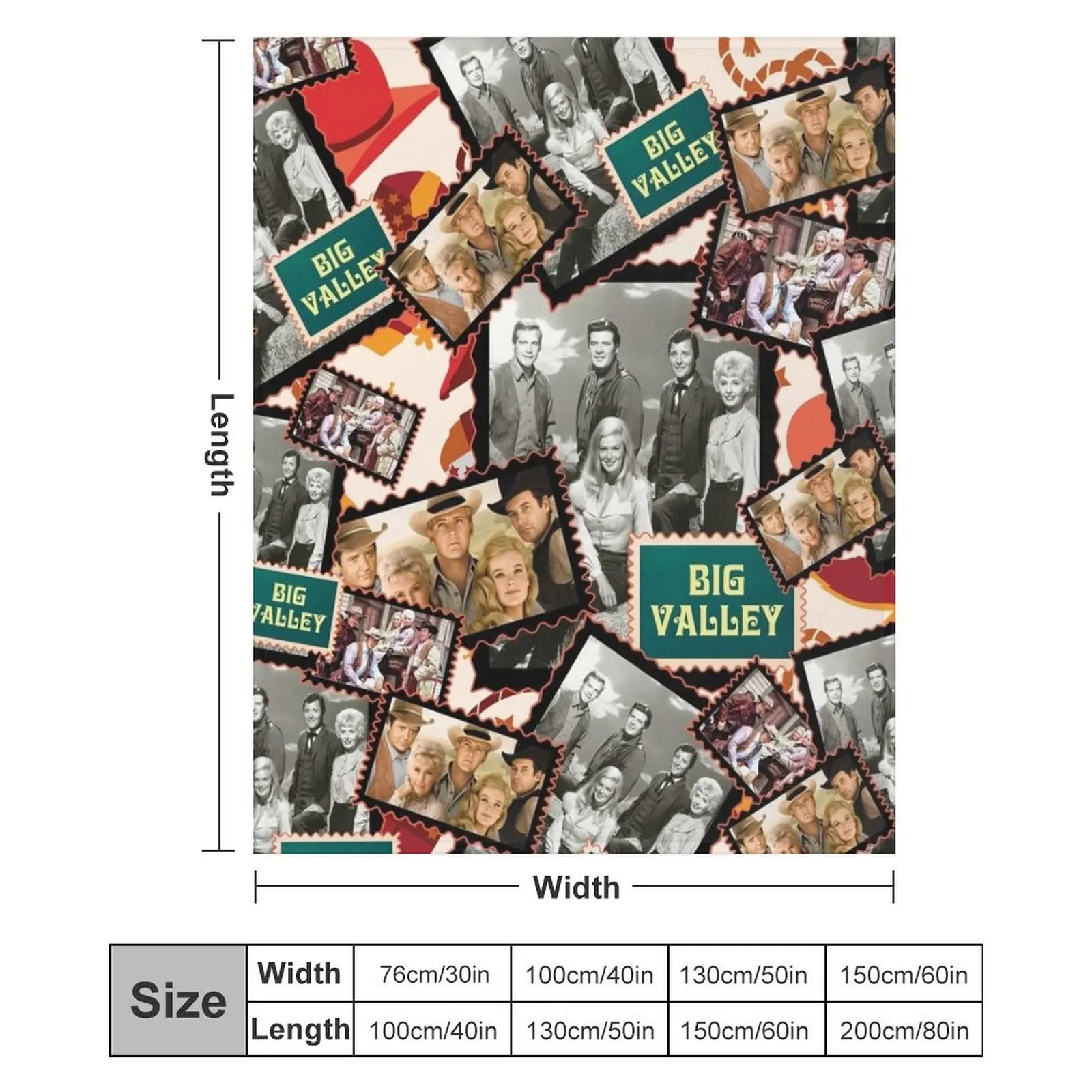 Большая долина Ранчо Баркли на Диком Застере серия 1960-х годов декоративные