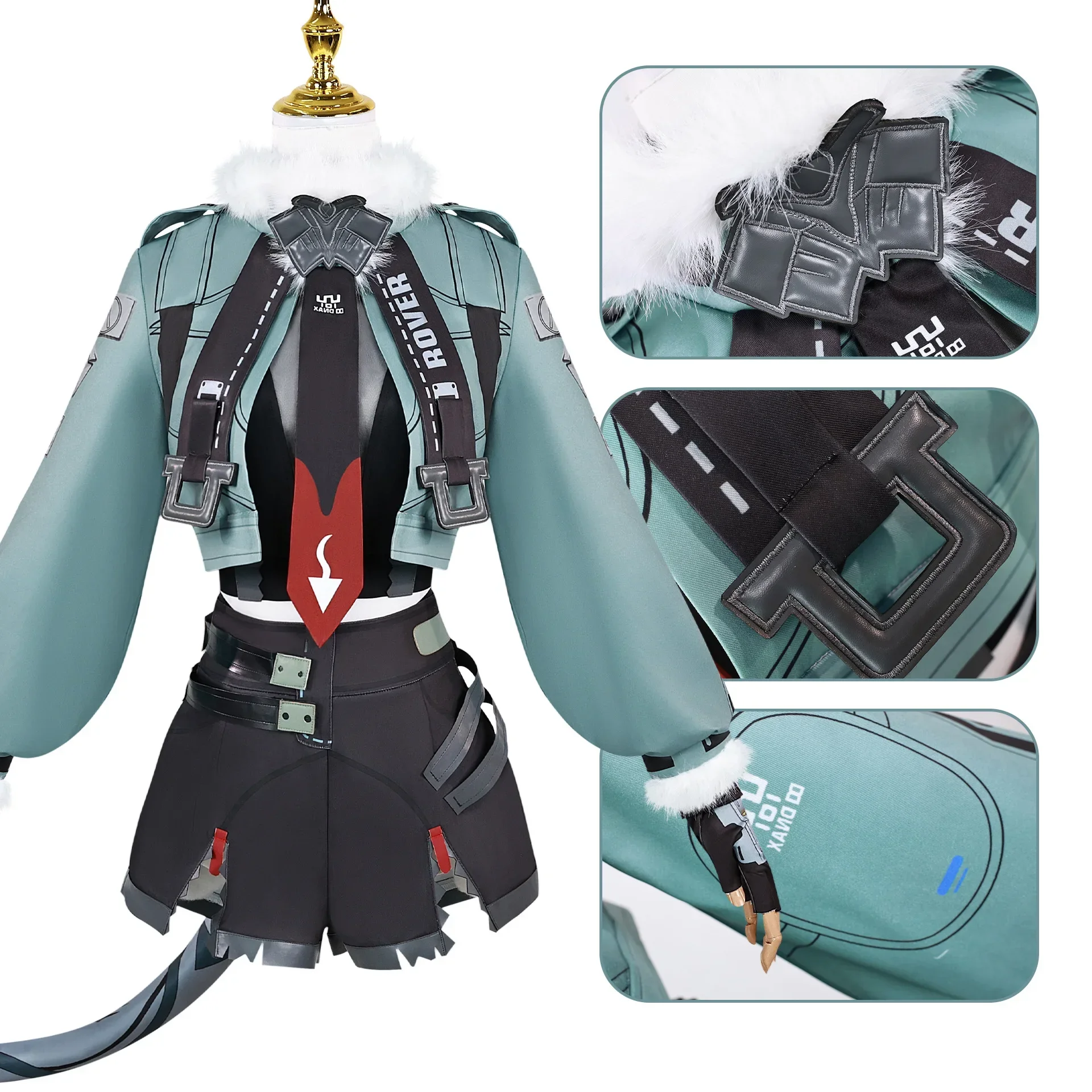 Фото Аниме Zenless Zone Zero Jane Doe косплей костюм реквизит мультфильм костюм рельефная одежда на Хеллоуин реальный подарок на Рождество №2
