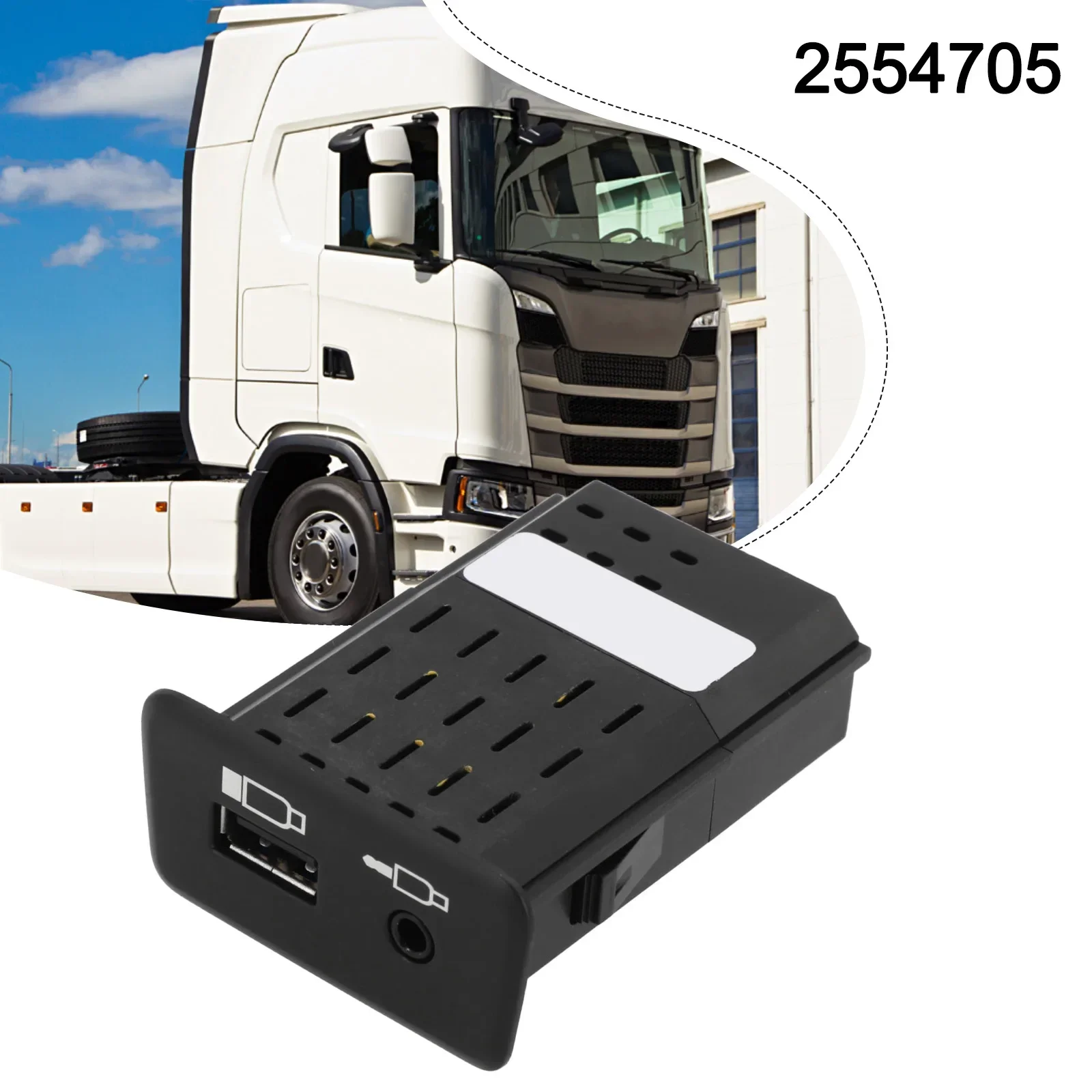Разъем AUX для SCANIA L P G R S-series панель грузовика с разъемом USB и Автомобильная ABS