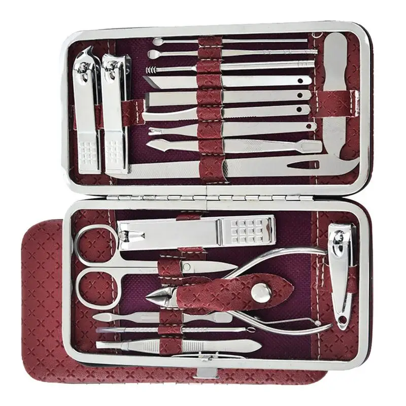 

Набор для маникюра и педикюра из нержавеющей стали, 19 шт.