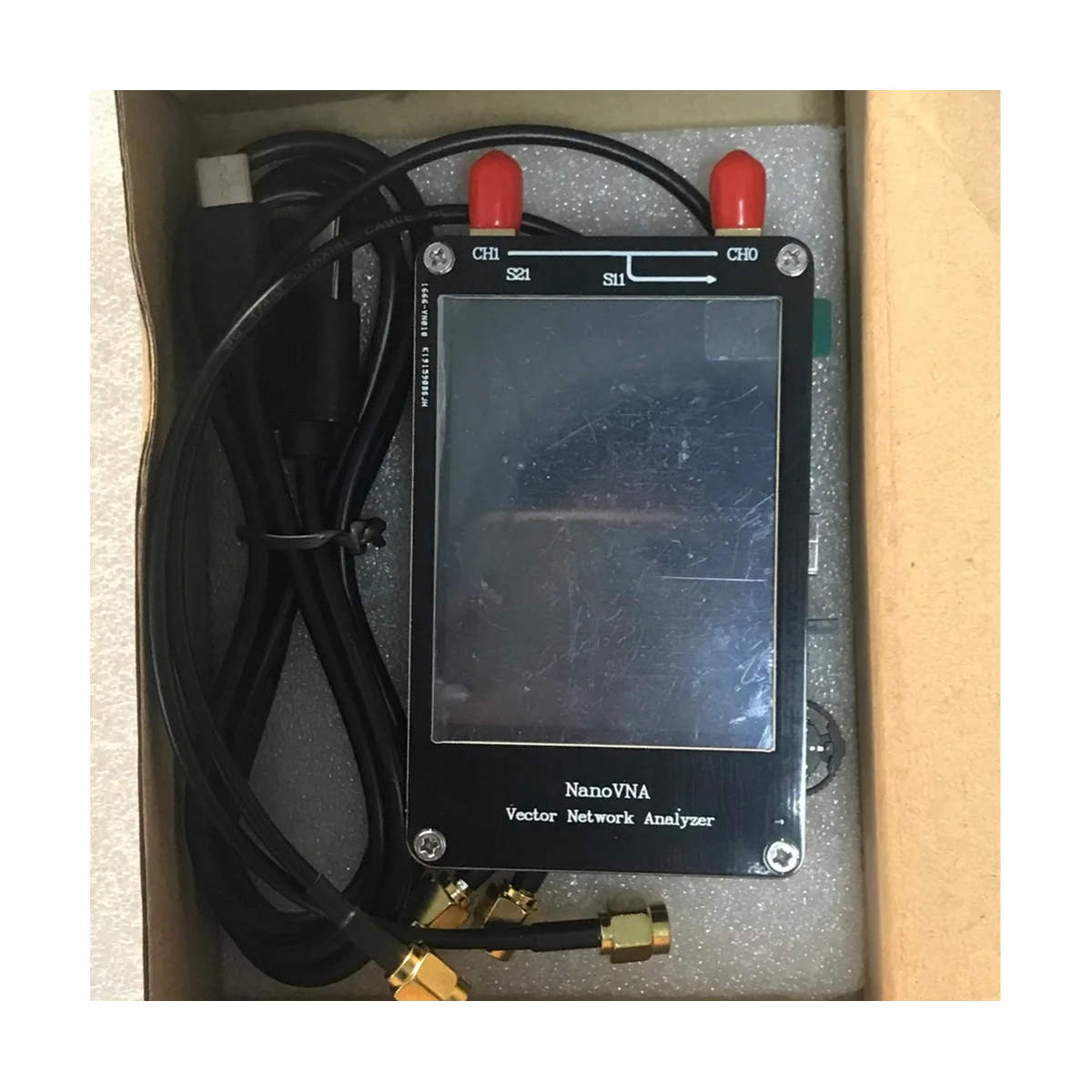 Векторный анализатор сети NanoVNA 2 8-900 МГц встроенный аккумулятор