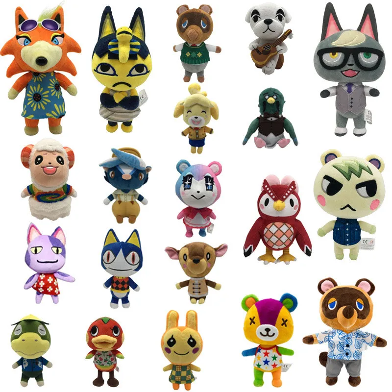 

1pcs 20cm Animal Crossing Raymond Punchy Celeste Diana Marshal Zuck Plush Toy Cartoon Tom Plush Stuffed Toys Doll Gifts for Kids