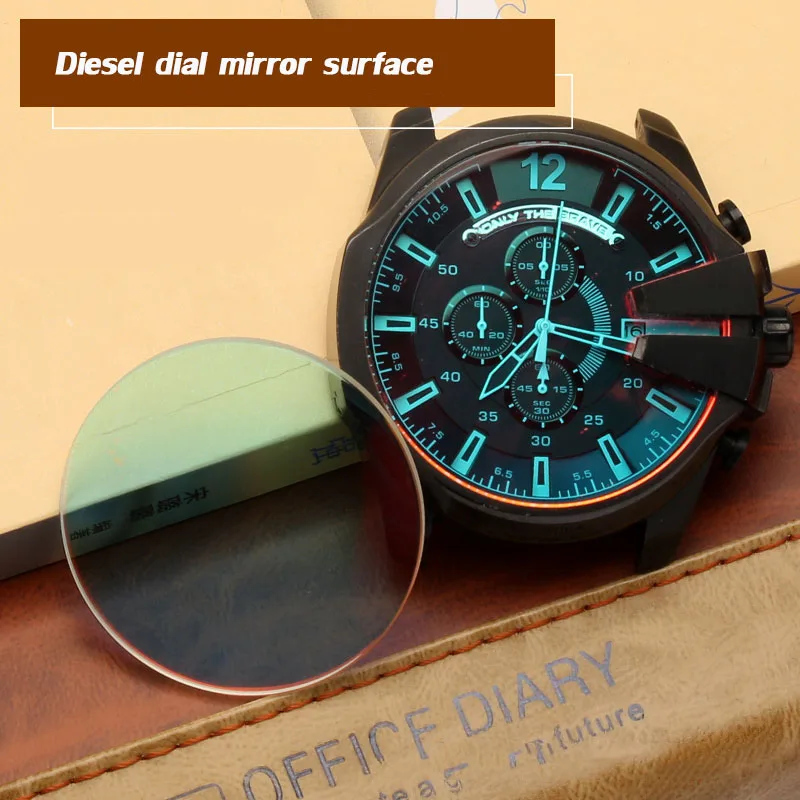 

Watch Band Glass Accessories Lens For Diesel Watch Strap Dial Mirror Surface DZ4318 DZ4515 DZ4476 DZ4309