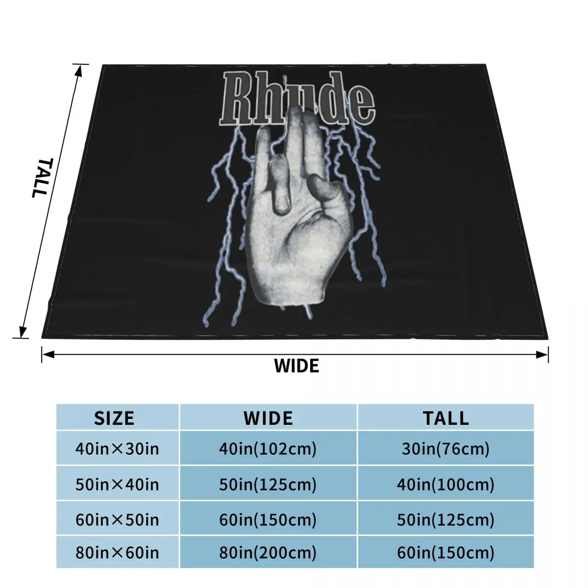 Новые топы Rhude летние стильные женские S 6XL музыкальные новые винтажные базовые