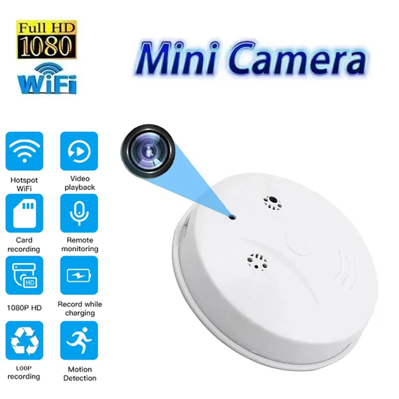 

Мини-камера видеонаблюдения с функцией обнаружения, Wi-Fi