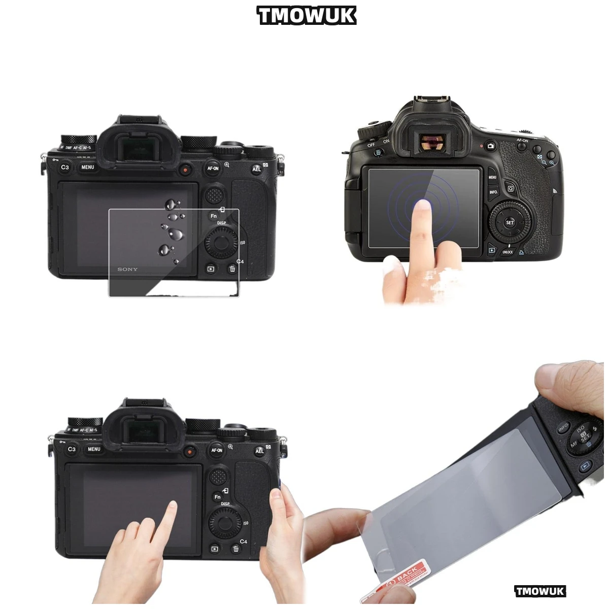 Фото Для FX3 FX30 ZV1 ZV1-E10 A9 A9II Защитная пленка из закаленного стекла, твердость 9H, ЖК-пленка против царапин №1