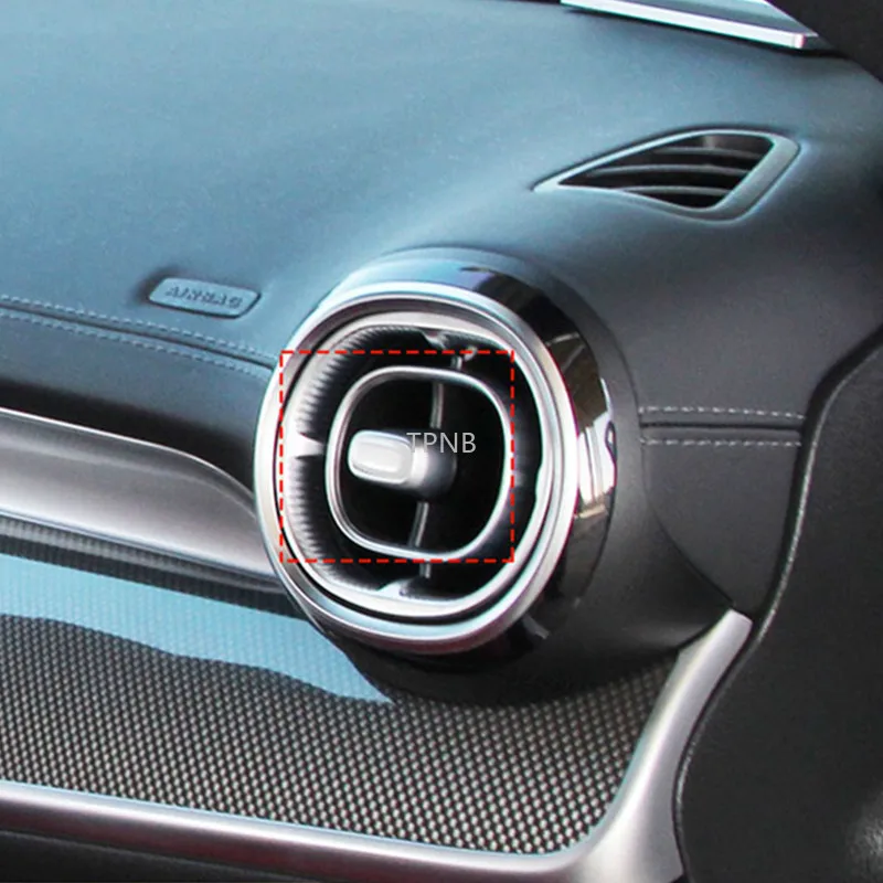 

For Mercedes Benz C Class W206 C200 C220 C260 C300 2022+ Stainless Steel Air Conditioner Switch Sticker