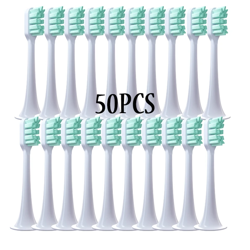 

Wholesale 20-50pcs/Set Replacement Brush Heads For Xiaomi Mijia T300/T500 Nozzle Oral Care Soft Vacuum Brush Cabezal de cepillo