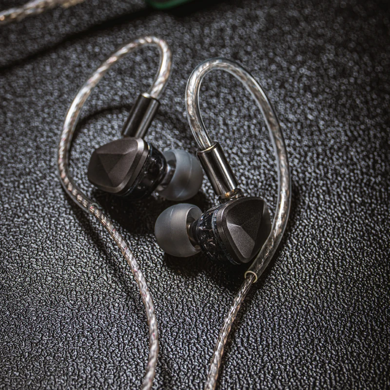 Фото Наушники-мониторы Astrotec GX100 DD+PZT с двойным гибридным драйвером Hi-Fi, внутриканальные, комфортные стерео-наушники, проводные, для маленьких ушей №4