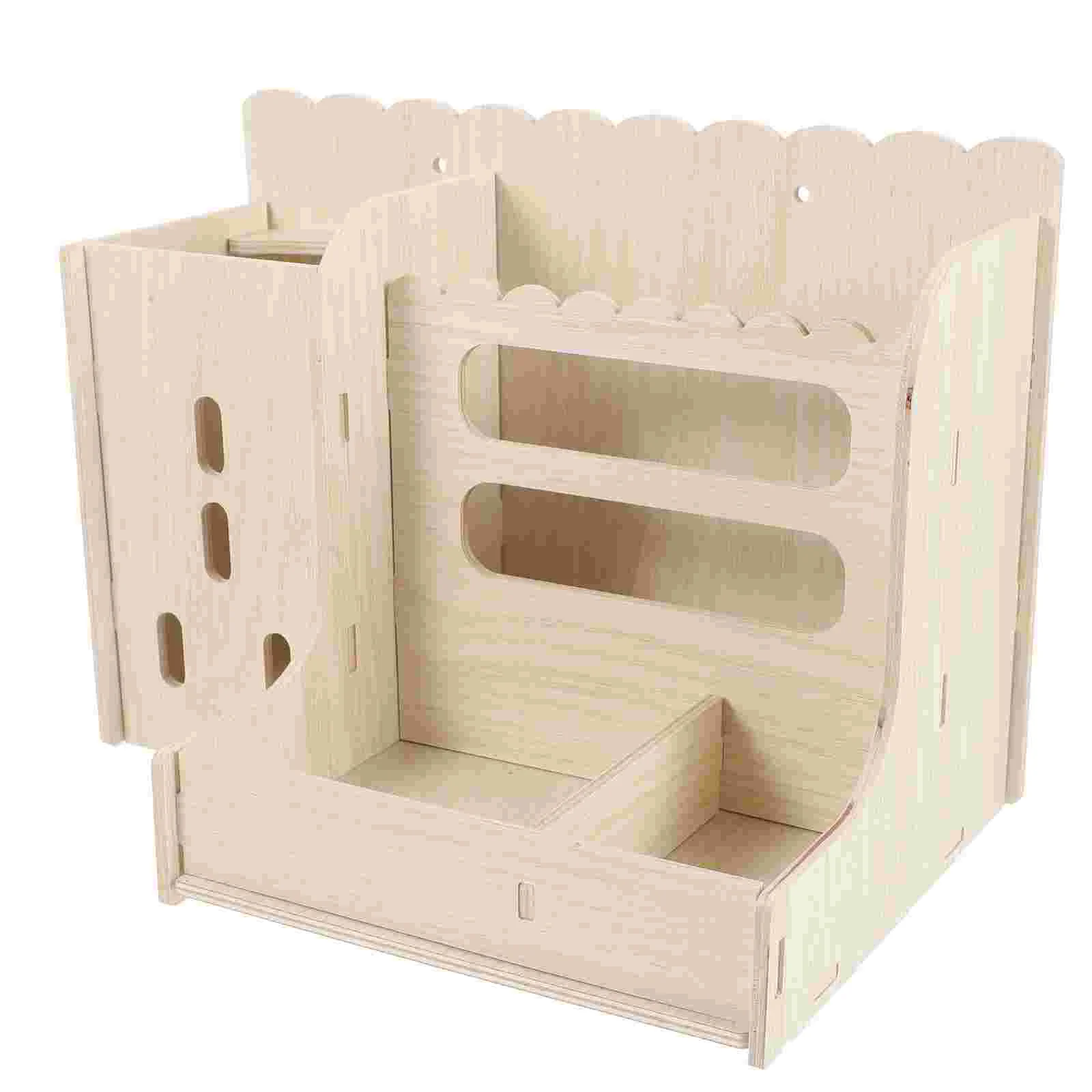 

Pet Bowl Household Hay Feeder Floor Holder Hamster Supplies Chinchilla Convenient Bunny Wooden