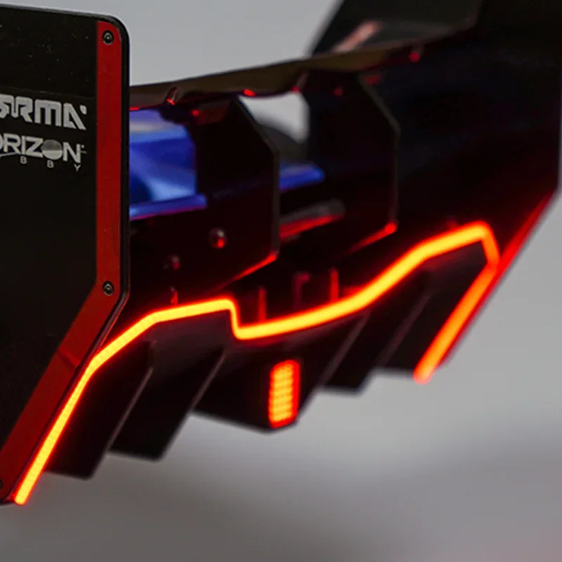 Фото Светодиодный красный проникновеющий свет 7,4 В для 1/7 ARRMA FELONY 6S BLX INFRACTION LIMITLESS V2, аксессуары для обновления грузовика Muscle Car №1