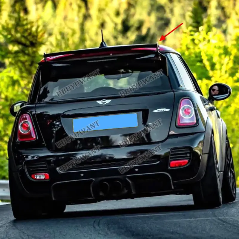 Для BMW Mini Cooper 2006-13 R50 R53 R56 Ver.2.112.12 Тип B Стиль JCW Высококачественный карбоновый задний спойлер-антикрыло на крышку багажника (art.: 3920d4f108d4e) - 3920d4f108d4e