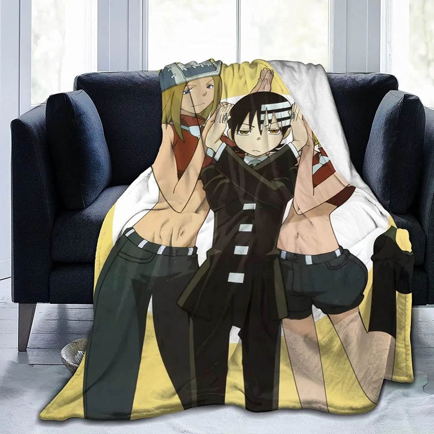 

Liz Thompson Fluffy Soft and Comfortable Blanket, Anime Warm Embrace of Sympathy