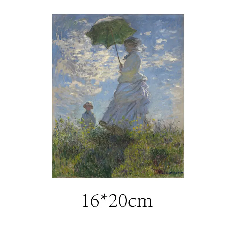 Клод моне дама с зонтиком стиль картины