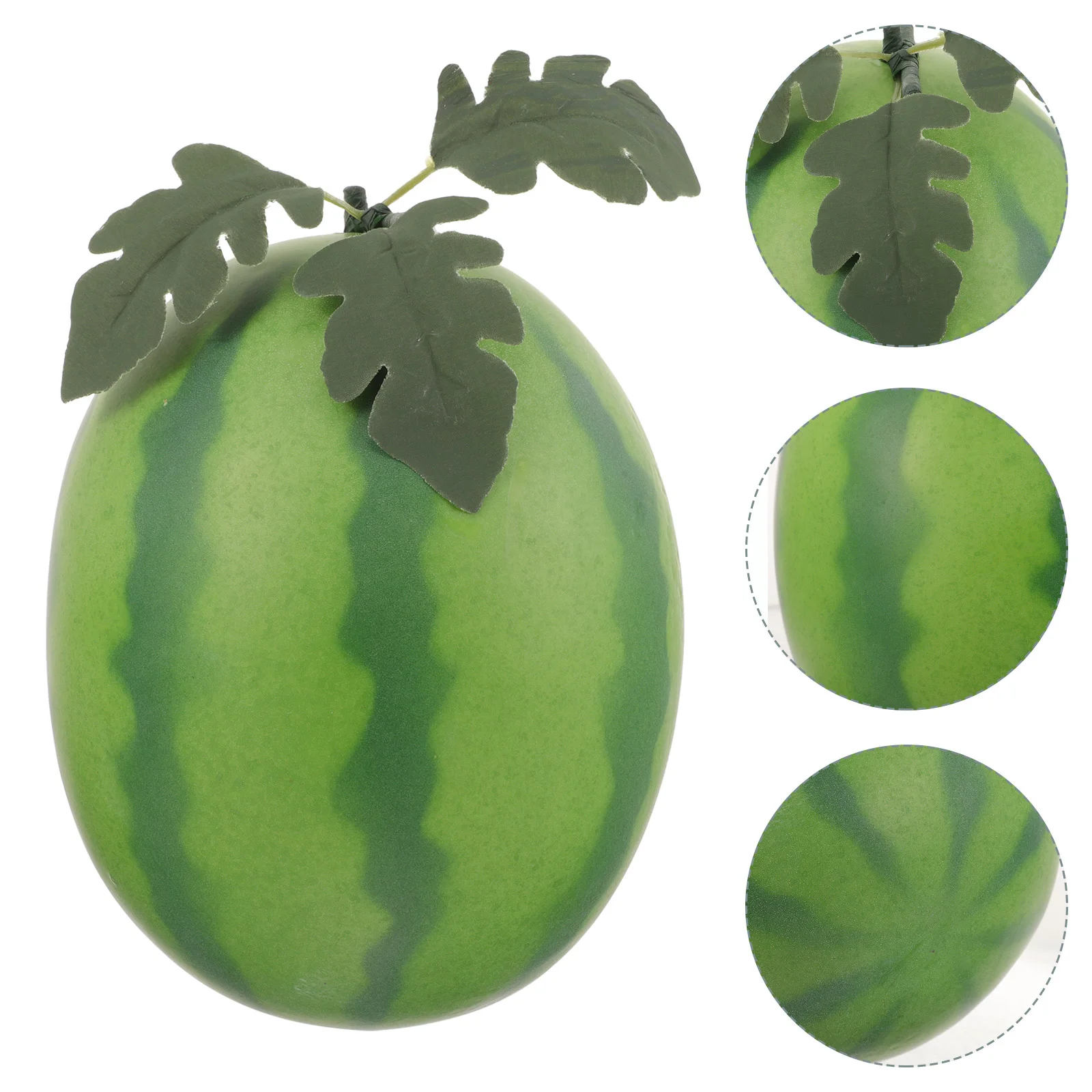

Fake Watermelon Fruits Model Artificial Decors Shop Display Faux Decorative Foams Ornament