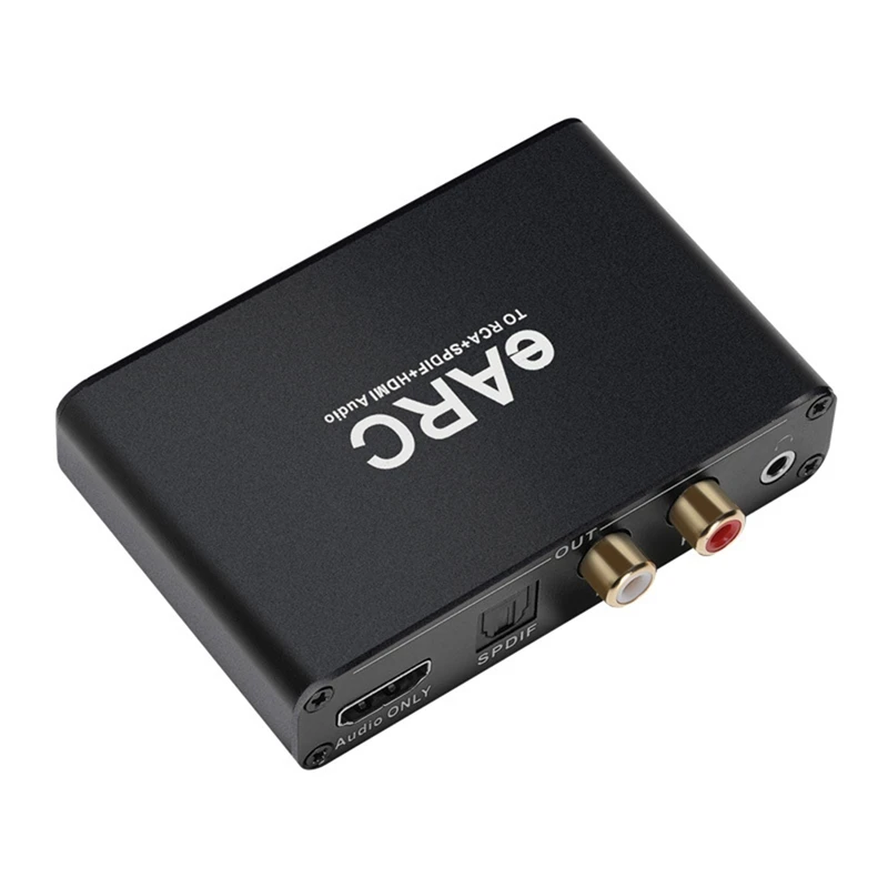 EARC ARC Audio Converter 192Khz Extractor To RCA Adapter For DTS Dolby Atoms AC3 LPCM Fiber