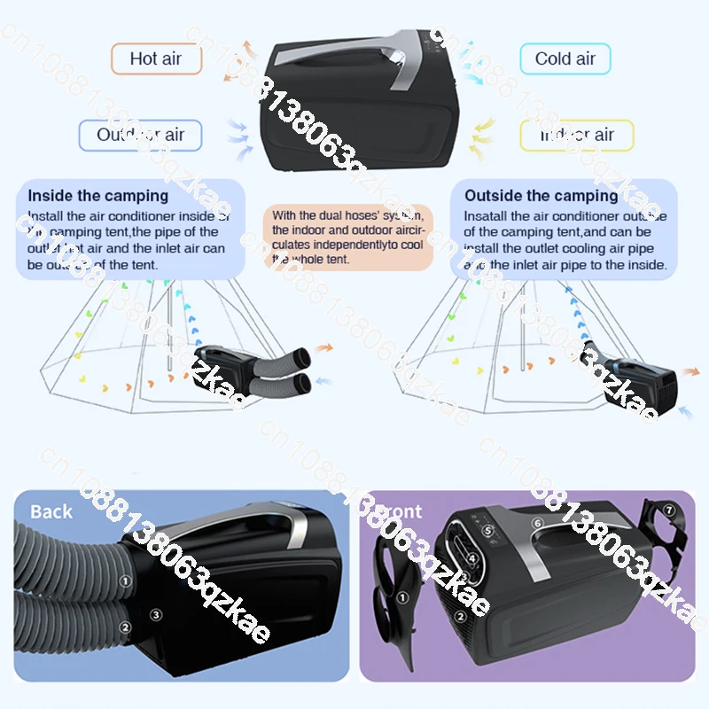 Палатка 1-2 Persoons Waterdichte Dak Top Tent Кондиционер