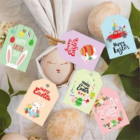 9648pcs happy easter party supplies hang tags gift wrapping easter paper tag easter eggs labels diy wrapping supplies