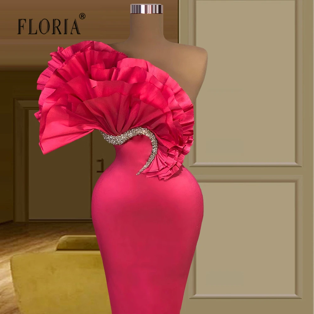 

Женское длинное вечернее платье-русалка, розовое платье в африканском стиле, расшитое бисером, роскошное платье для свадебной вечеринки, индивидуальный пошив, 2023
