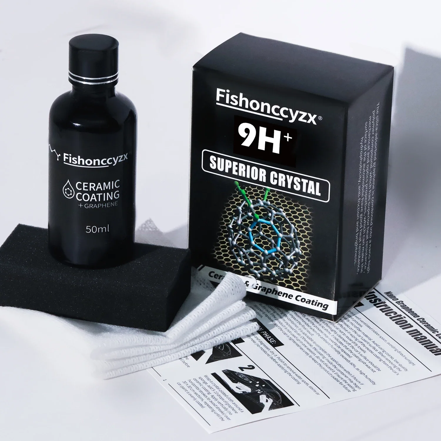 

50 Мл Графеновое 9H Pro Нанокерамическое Покрытие Для Защиты Лакокрасочного Покрытия Автомобиля, Гидрофобное