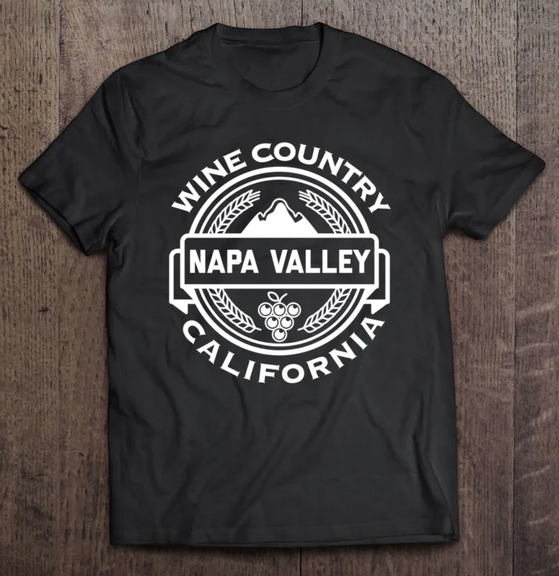 

Napa Valley Wine Country California Travel Souvenir Gift Men T-Shirt Blank Anime Manga Vintage Print Over Size Man T-Shirt Men