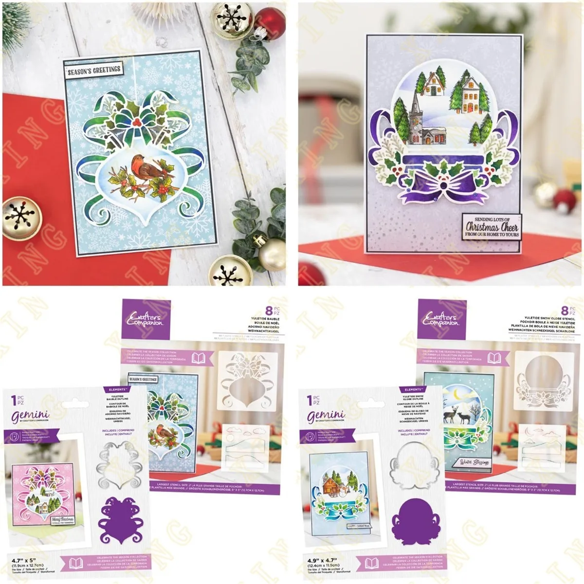 Рождественский трафарет для резки металла украшение скрапбукинга дневника