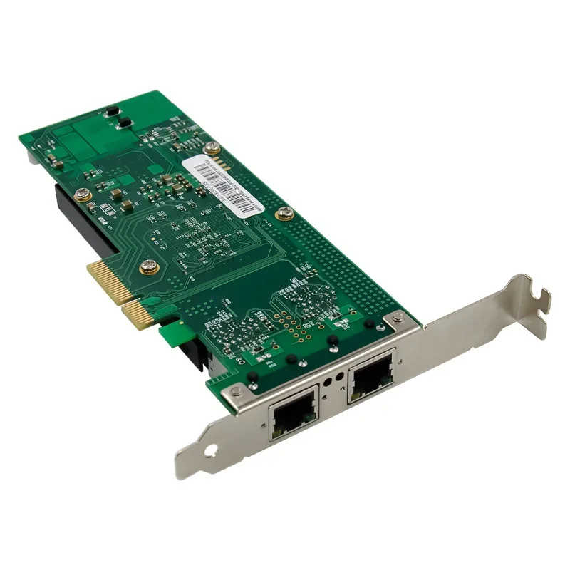 2 порта RJ45 чип PCIe X4 Intel82576 двойная сетевая карта Gigabit LAN POE 10/100/1000 Мбит/с гигабитная 4X