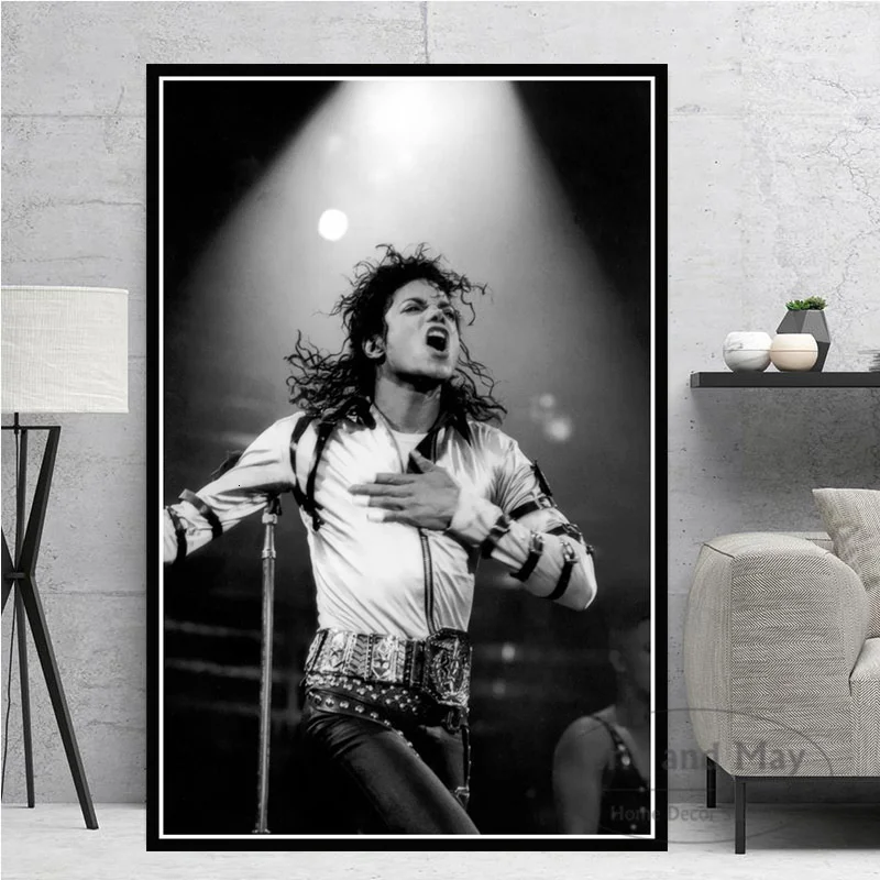 

Michael Jackson Rip Musician King Star Posters And Prints Canvas Painting Wall Art Picture Abstract Decorative Home Decor Quadro