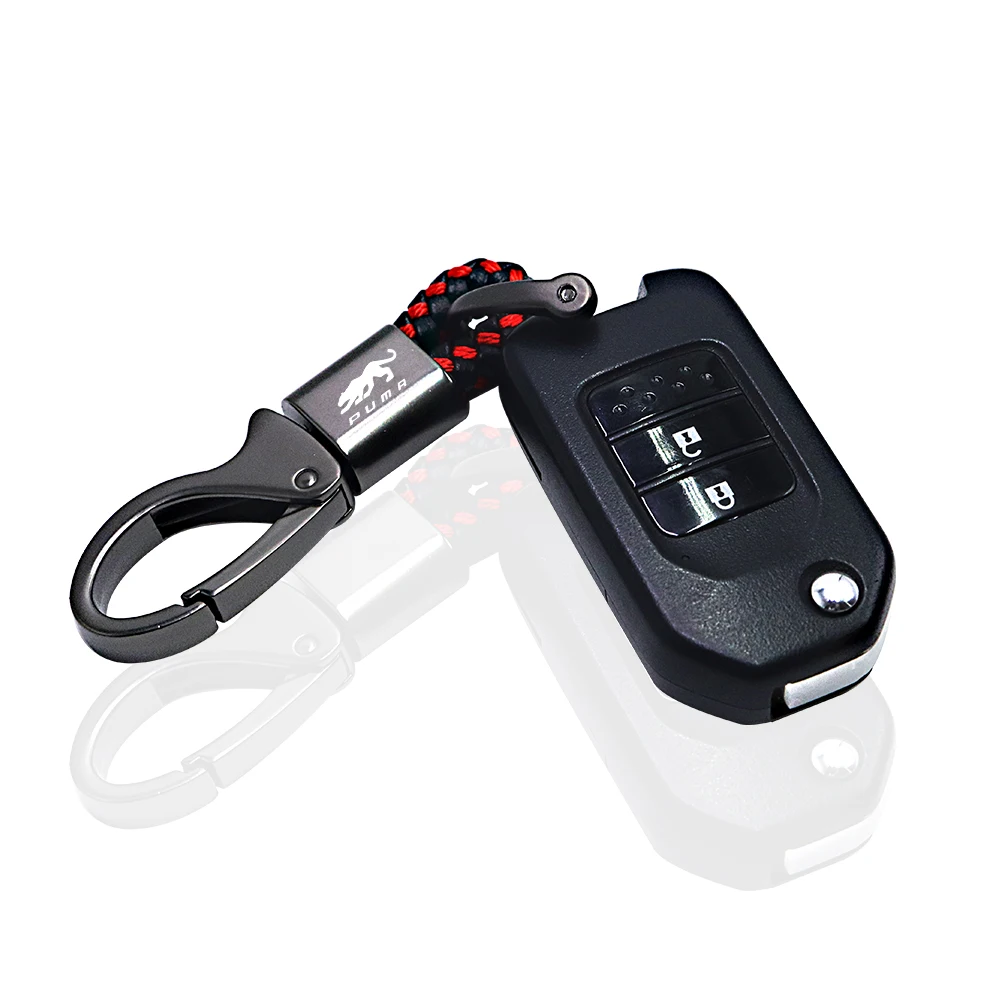 for ford puma st stline car Leather Key chain microfiber Good quality chain accessories images - 6
