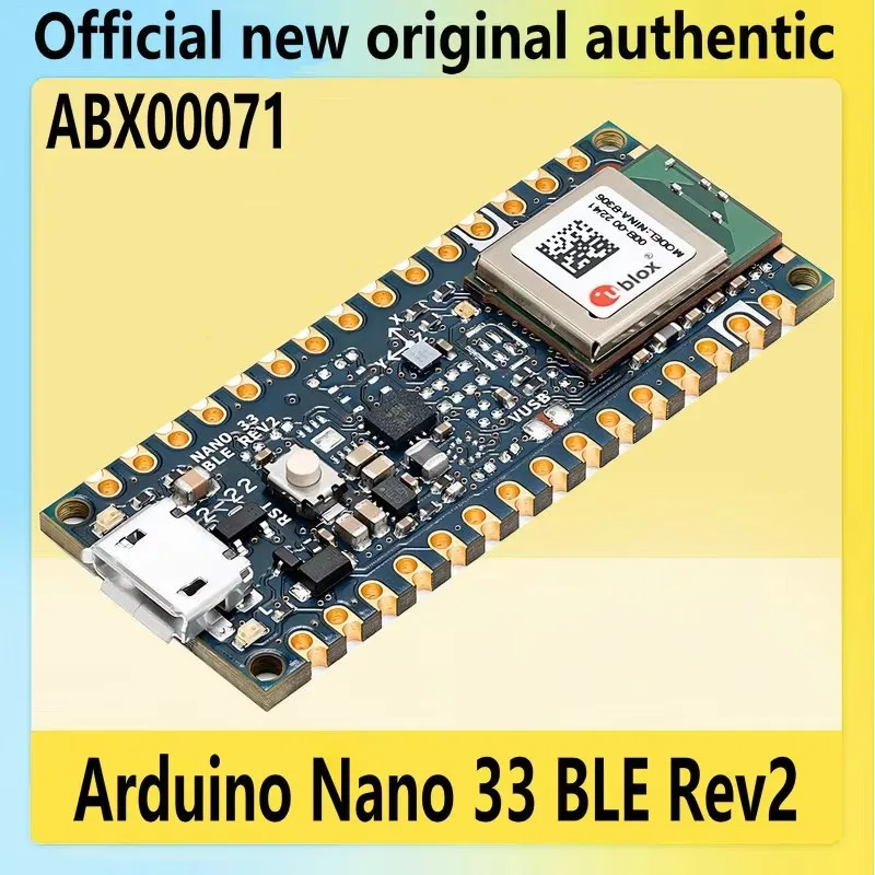 Arduino Nano 33 BLE Rev2 ABX00071 nRF52840 Development Board Kit Original Import