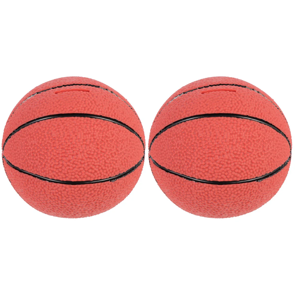 

2pcs Sports Ball Decor Vinyl Bank Decorative Piggy Bank Sports Ball Piggy Bank for Kids