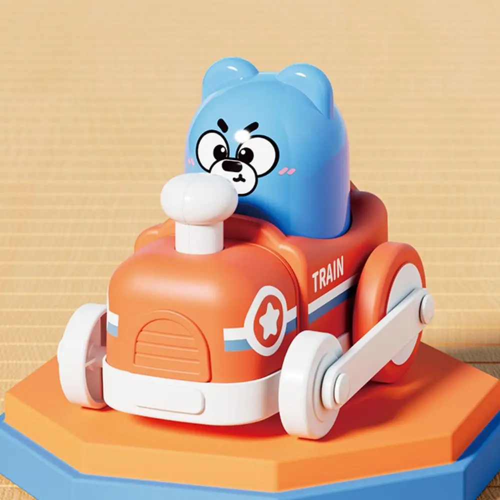 Креативная игрушка с изображением поезда мультяшная для столкновений