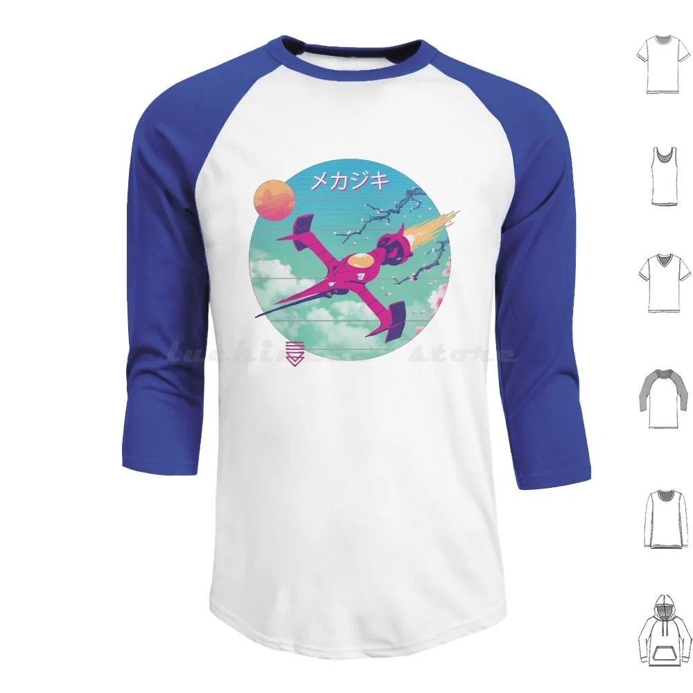 

Swordfish Hoodies Long Sleeve Anime Cowboy Swordfish Lofi 80S Chill Wave Retro Wave Synthwave Wave Chillwave Aesthetic