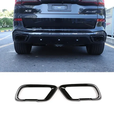 Для BMW X5 G05 X6 G06 X7 G07 2019-2021 (M спортивная версия) автомобильный глушитель из нержавеющей стали, выходная крышка выхлопной трубы, накладка