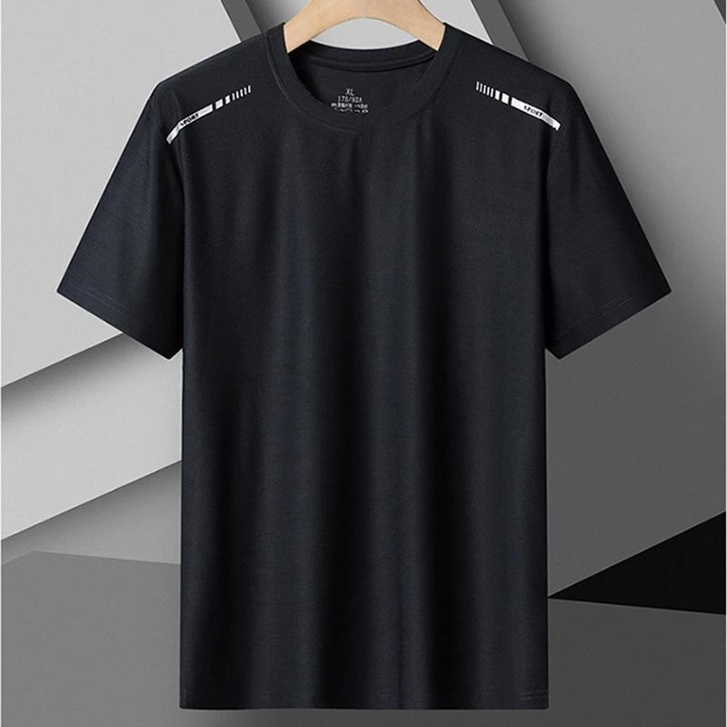 Спортивная футболка для мужчин и женщин светоотражающая высокоэластичная