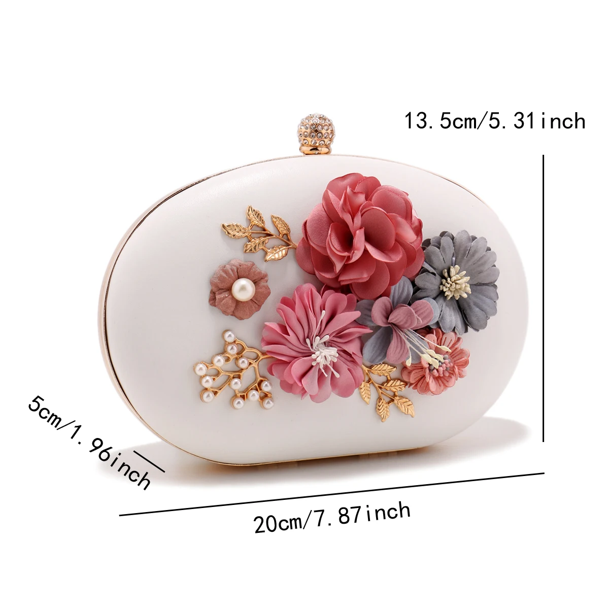 Блестящие вечерние сумки с металлической цепочкой Женский Свадебный клатч