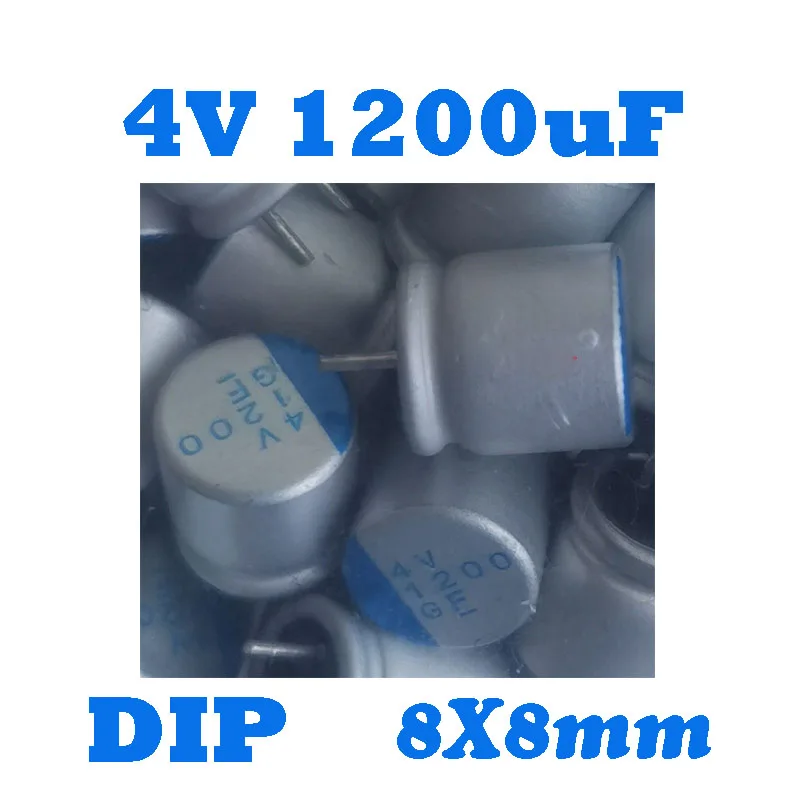 Фото (2 шт.) 4V1200UF 8x8мм 8x9мм 10x12мм 4SVP1200M 4SEP1200M DIP/SMD Твердотельный конденсатор 1200 мкФ 4В для материнских плат ПК №3