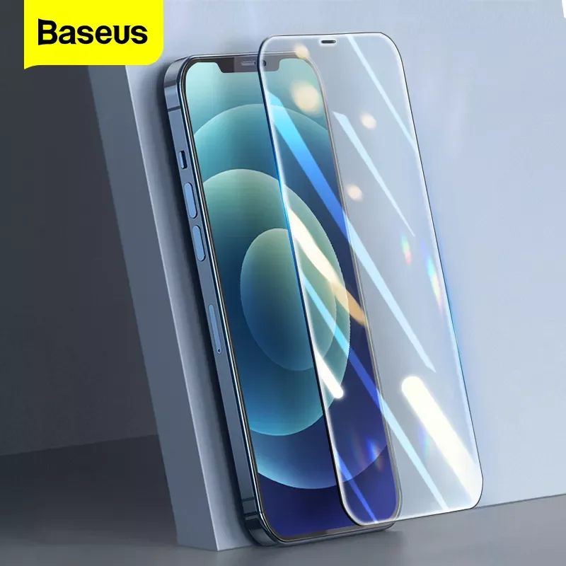 

Baseus 2PCS Screen Protector 0.3mm Full Cover Protective Tempered Glass For iPhone 12 11 Pro XS 12Pro Max XR X Mini Glass Film