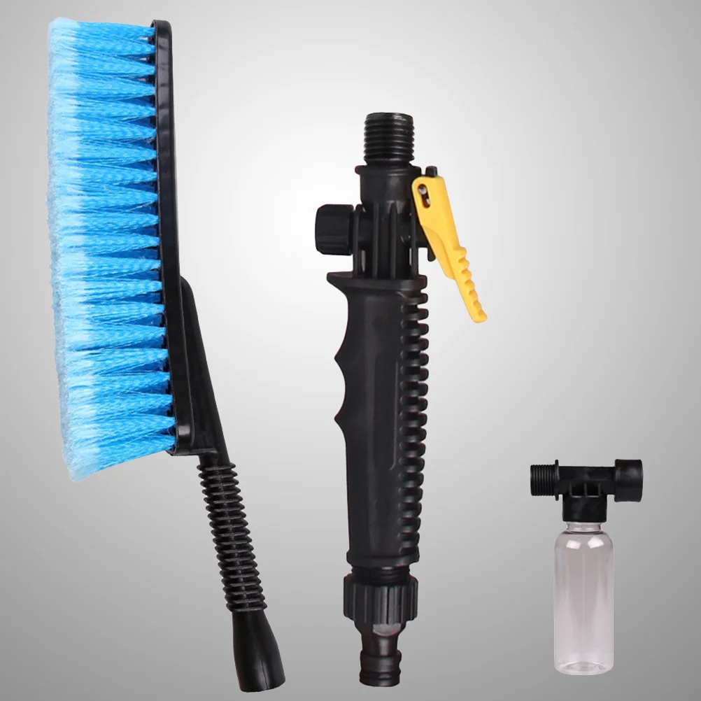 

Car Brush Cleaner Cleaning Supplies with Handle Dispenser for Car Bike RV Boats or Home Use (Blue)