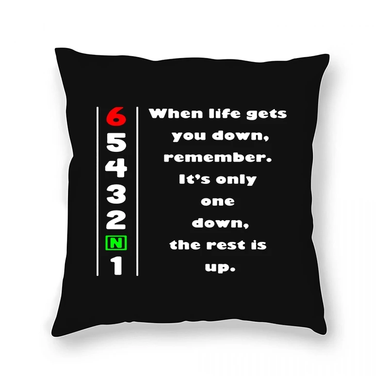 

1N23456 Motorcycle Father's Day Present Funny Birthday Gift For Daddy Father Husband Pillow Case