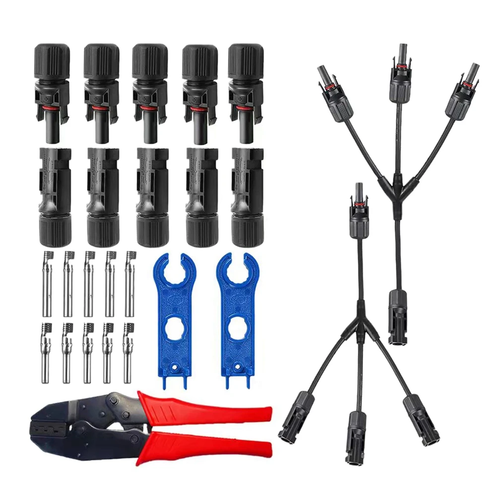 

Y-Type 1-Way 3 Photovoltaic Connector Photovoltaic Connector Connector Wrench Crimping Pliers