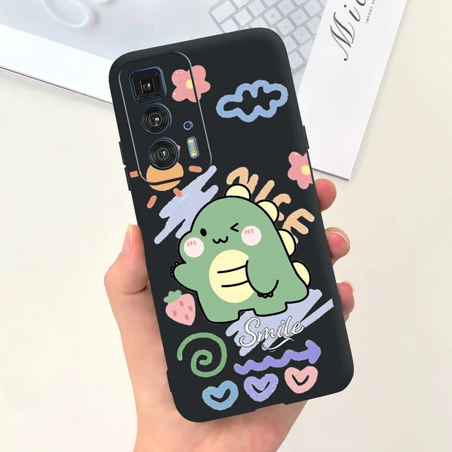 Чехол для Motorola Edge 20 Pro чехол телефона модный тонкий мягкий с цветочным рисунком Moto