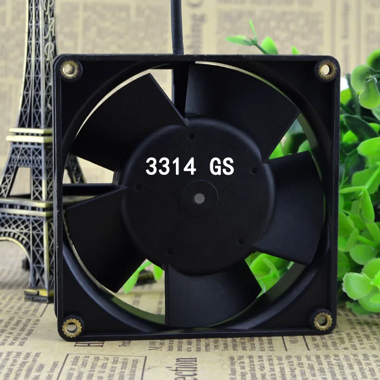 Объемный вентилятор для сервера 24 В 2 Вт 3 провода 3314 GS частота преобразователя