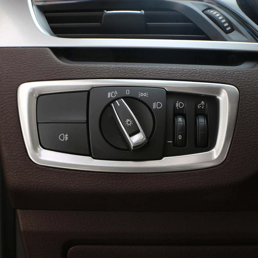 

BMW X1 F48 X2 F39 Автомобильные Аксессуары 2016-2020 Кнопка Переключения Фар Рамка Наклейка Декоративная Наклейка Авто Интерь...