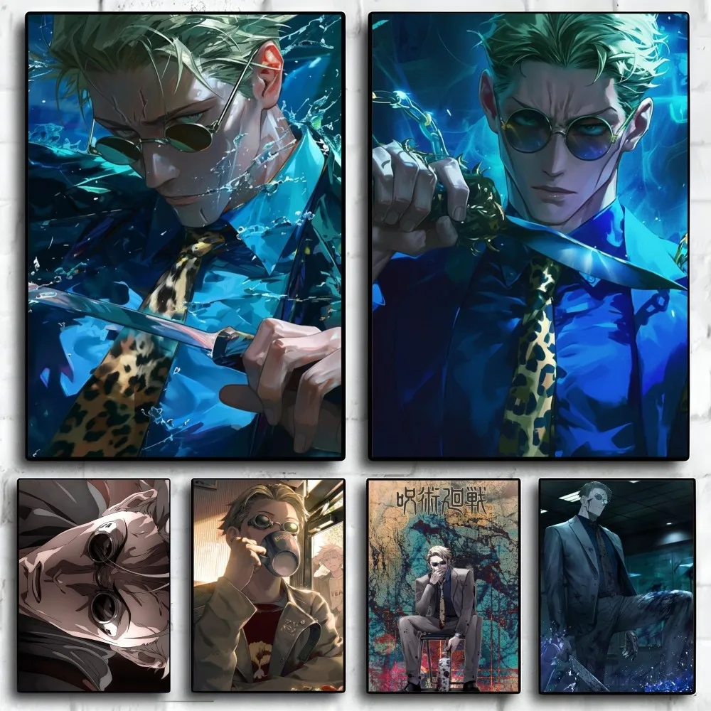 Jujutsu Kaisen Nanami Kento постер с принтом бумаги для дома гостиной спальни входа бара