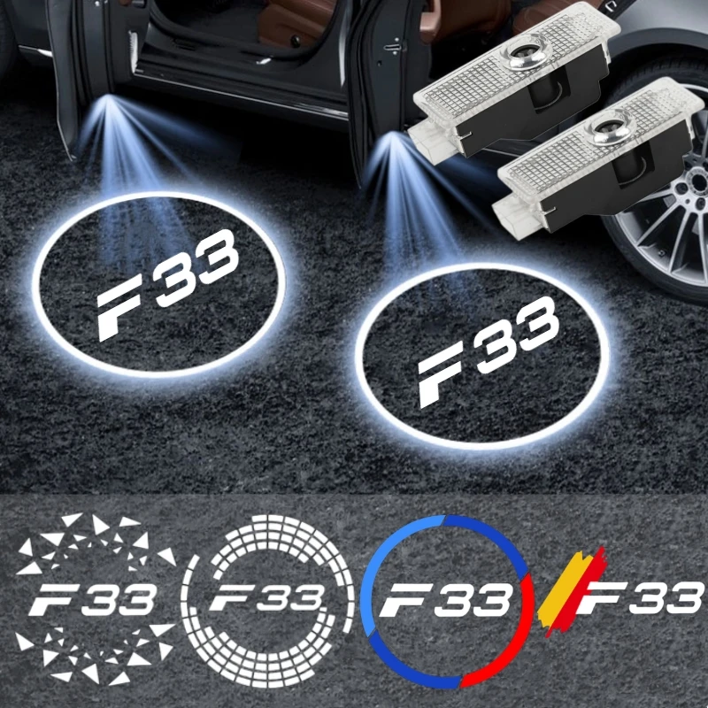 

2Pcs LED Car Door Welcome Ghost Shadow Lights Courtesy Projector Lamp for 4 Series F33 2013-2022 Auto Styling Decoration