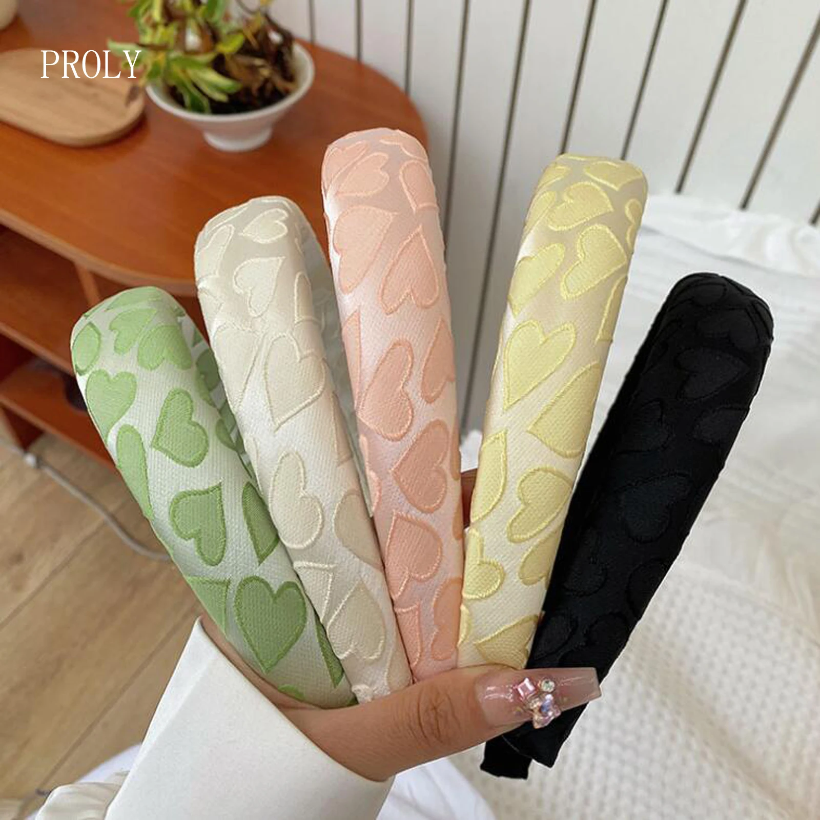 

Новинка, модная повязка на голову PROLY для женщин, яркая Женская повязка на голову с цветами, повседневная губчатая повязка на голову, тюрбан, аксессуары для волос